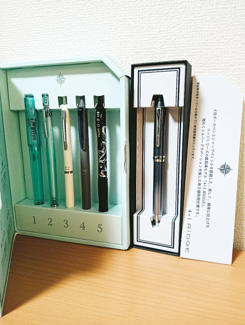 パイロット株主優待品 2025年 4＋1 RIDGE、実用筆記具セット - メルカリ