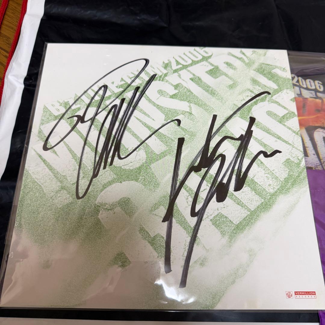 B'z 直筆サイン LIVE-GYM2006 MONSTERS GARAGE