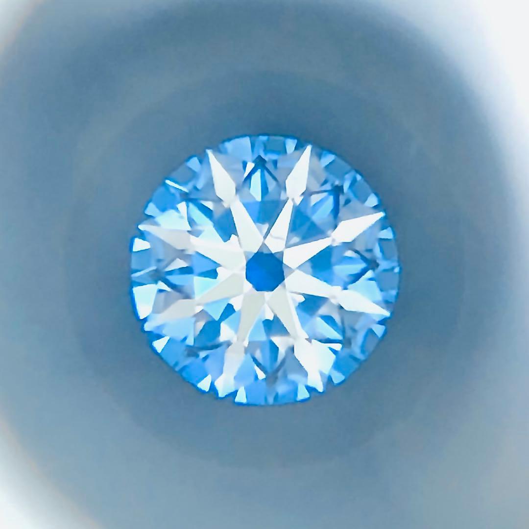 13石 2.002ct D VS-1 EX HC Faint & None