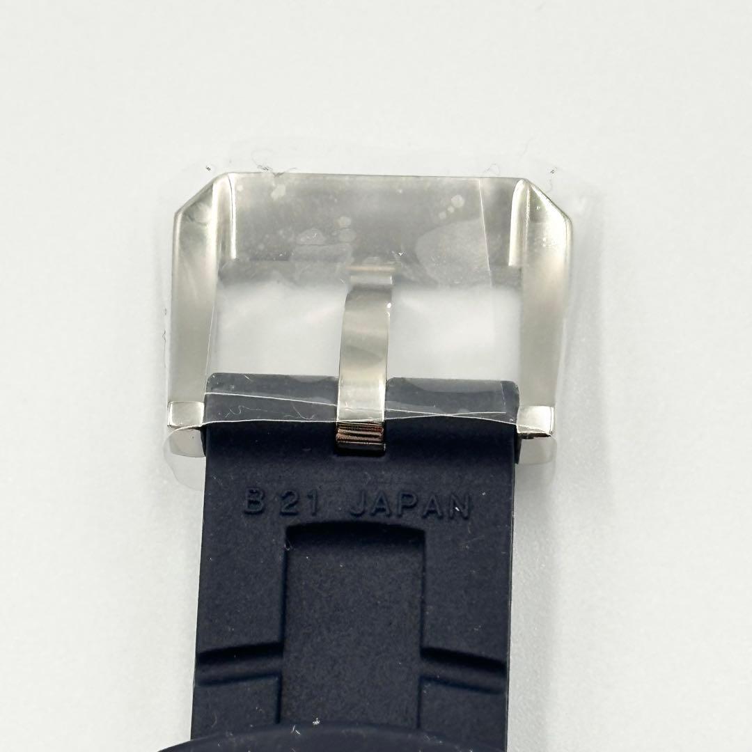 グランドセイコー 純正 交換用 ラバーベルト 約21mm ネイビー