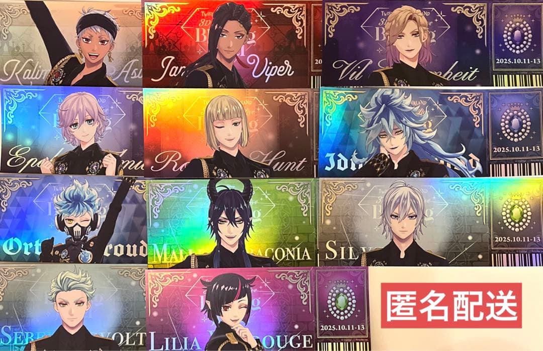 ツイステ イデア オルト ブレイジングジュエル チケット風カード 缶