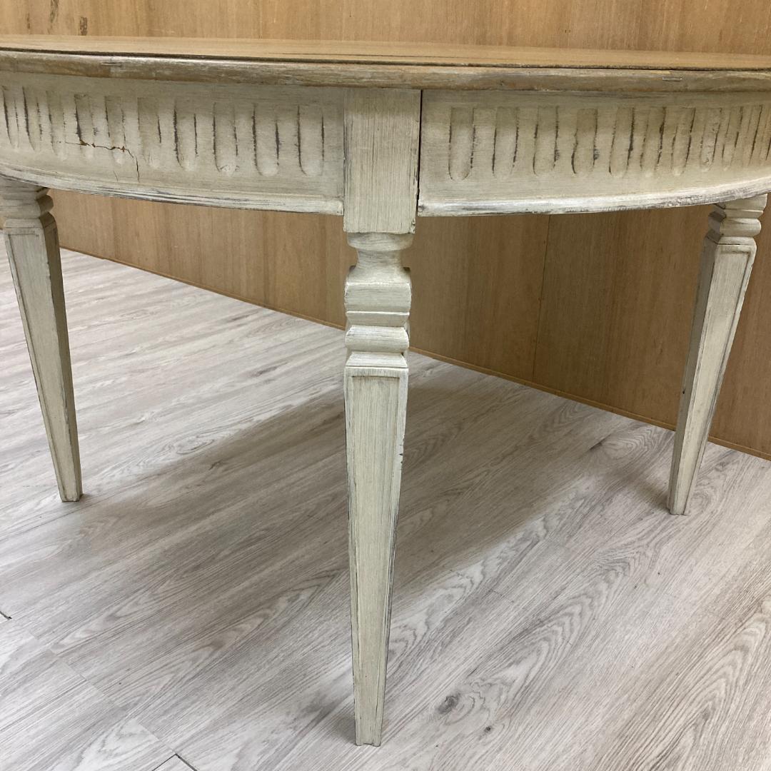 ブランドジュリエ 　ラウンドテーブル 　フレンチ 　シャビー 　丸テーブル