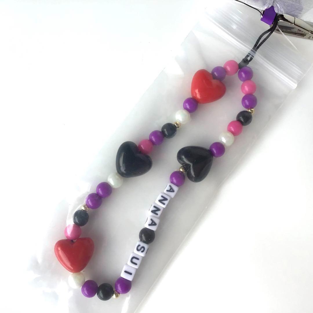 新品】アナスイ✨アリス スマホストラップ Disney コラボ パープル