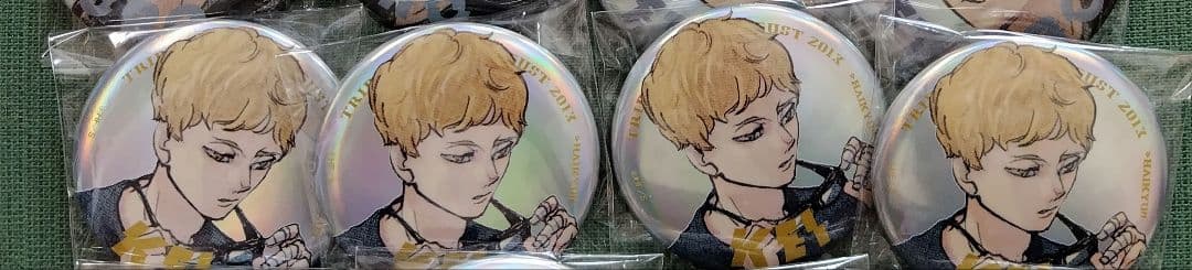 ハイキュー ジャンプGIGA 缶バッジ 月島蛍 - メルカリ