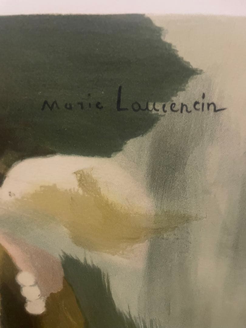 マリー•ローランサン リトグラフ 作品名 婦人 エディション50/100