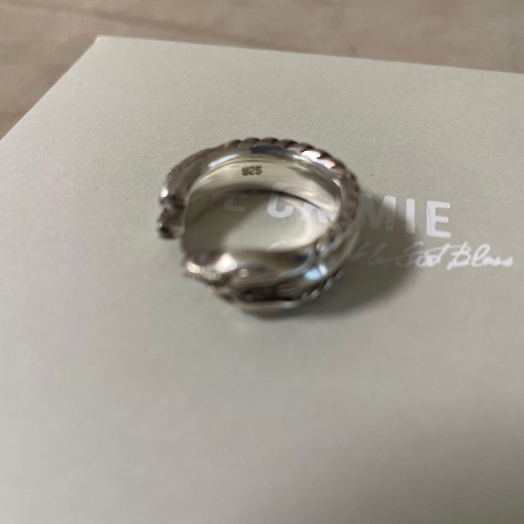 CRIMIE PYRAMID ROPE STUDS RING 11号　クライミー