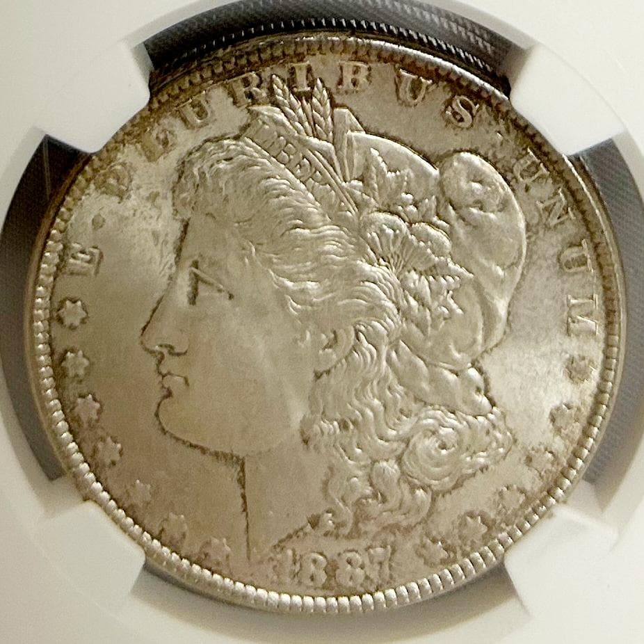 1887年 MORGAN SILVER DOLLAR アメリカ NGC MS63 - メルカリ