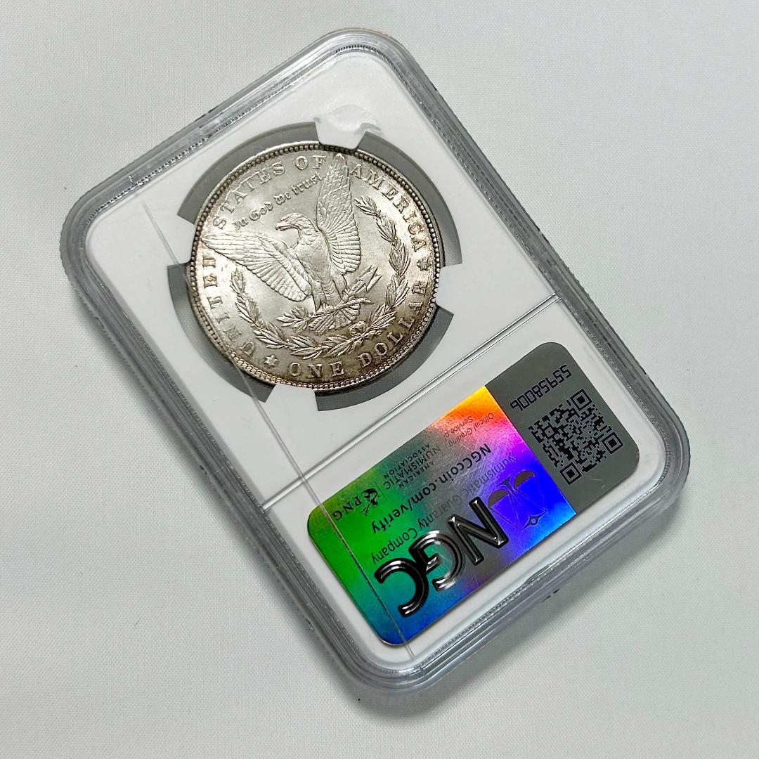 1887年 MORGAN SILVER DOLLAR アメリカ NGC MS63 - メルカリ
