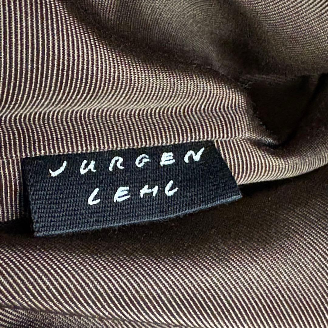 JURGEN LEHL ヨーガンレール　レザー　ハンドバッグ　編み込み　ボール