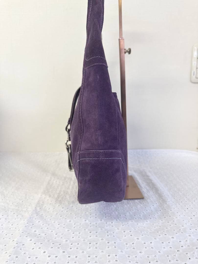 COACH Hamptons Hobo スエード ショルダーバッグ 8A75