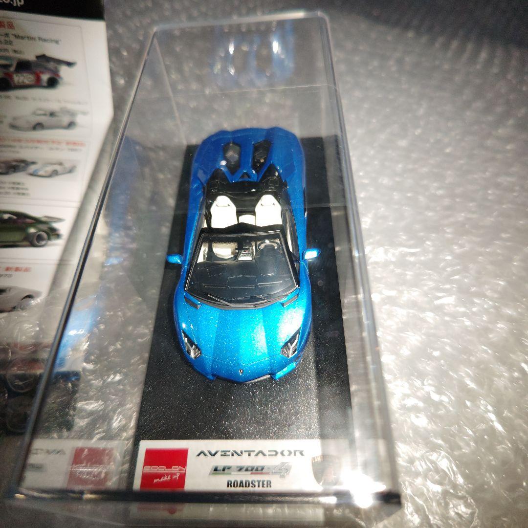 1/43　アイドロン　LP700-4　ロードスター　アヴェンタドール　青