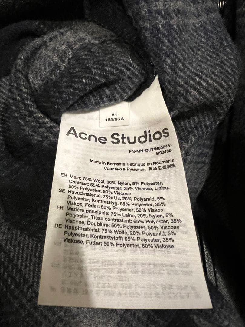 Acne Studios サイズ54 ウールシャツジャケット