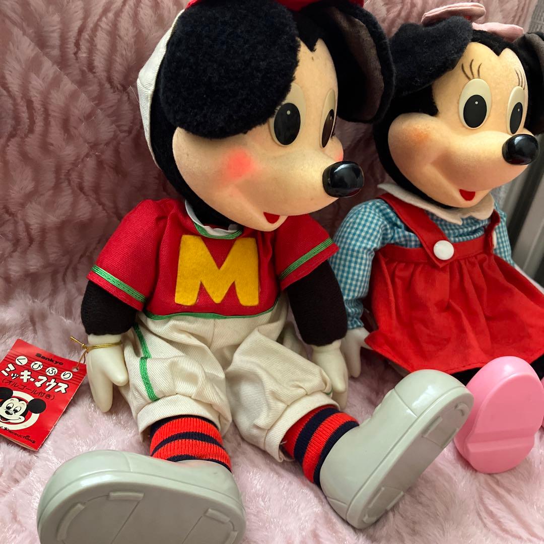 サンキョーオルゴールディズニーミッキーミニー首振り