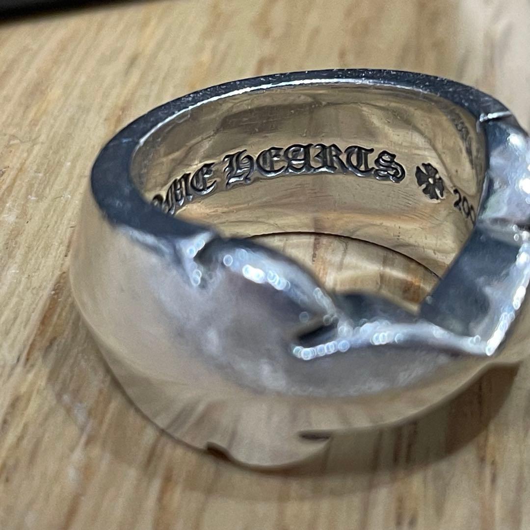 CHROME HEARTS ダブルフレアニーリング