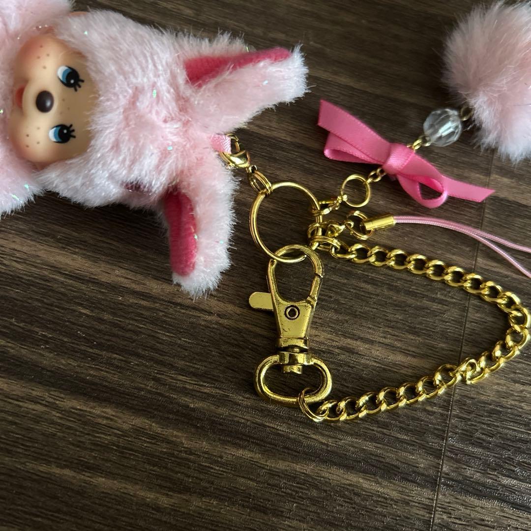 モンチッチ　チムたん　レア　キラキラ　ぬいぐるみ　ストラップ　キーホルダー