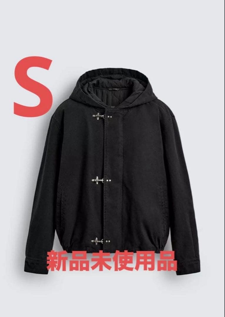 完売品S】ZARA トグル ファイヤーマンジャケット フード付き