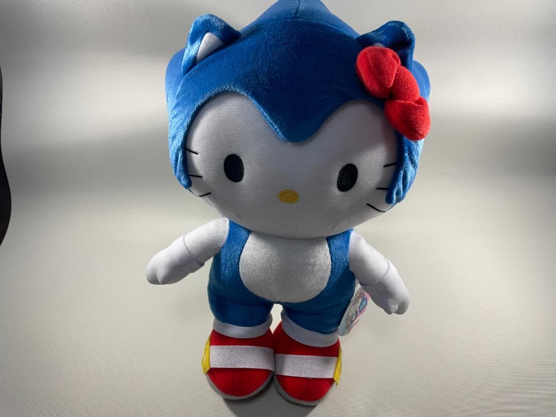 SONIC×HELLO KITTY スーパージャンボぬいぐるみ ソニック キティ