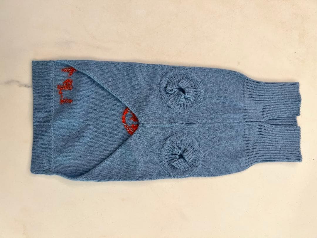 lucien pellat-finet スカルデザイン 犬服 Sカシミヤ100% ルシアン