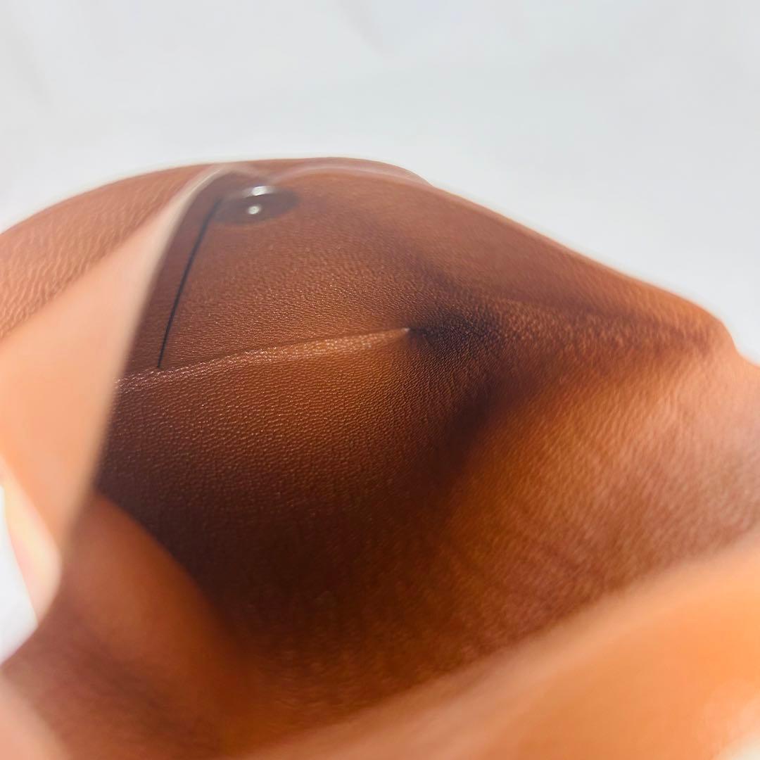 【未使用級】HERMES エルメス バスティア ケース 小銭入れ ブラウン