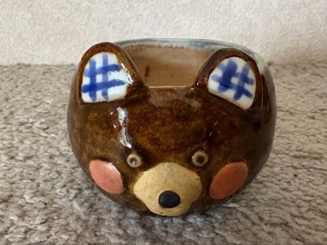 小林美風さん クマの顔 カップ 陶器 週末値下小林美風さん