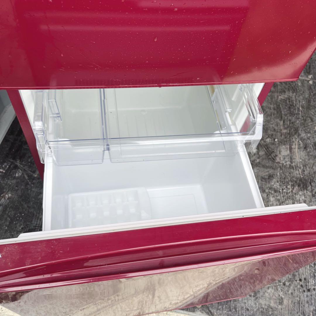 58取付無料！高性能AQUAルビーレッド大きめ184L冷蔵庫！洗濯機