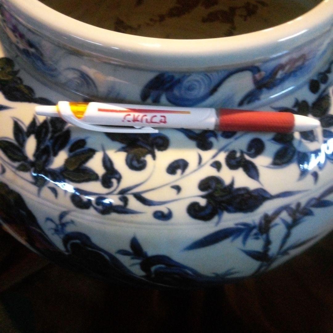 中国陶磁器 元染付 青白磁 陶器 人物と馬の絵柄