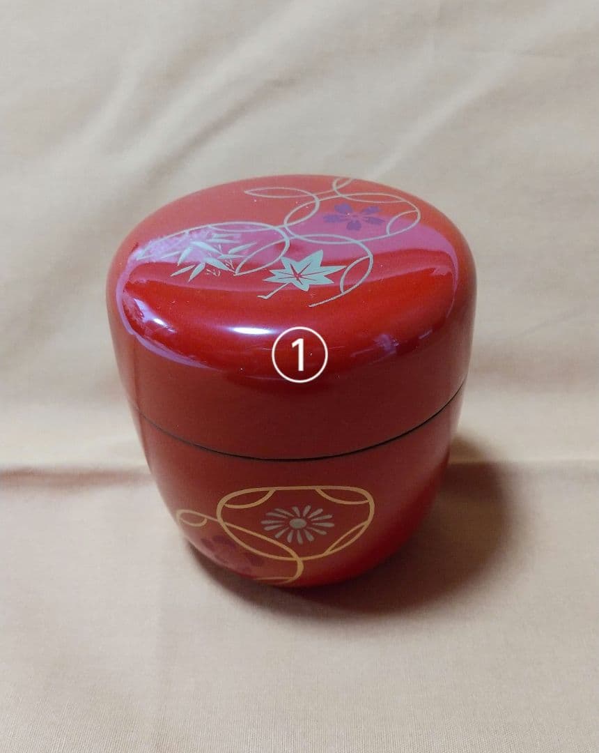 新品•未使用 木製•木乾 蒔絵 漆塗り 漆器 棗 お買い得 茶道具 単品