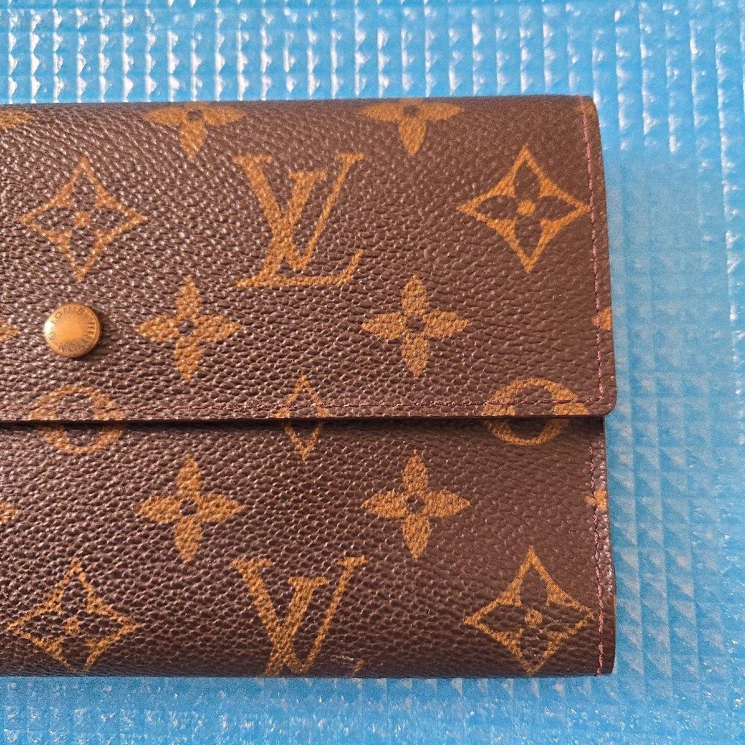 ☆美品☆ ルイヴィトン Louis Vuitton モノグラム 三つ折り財布