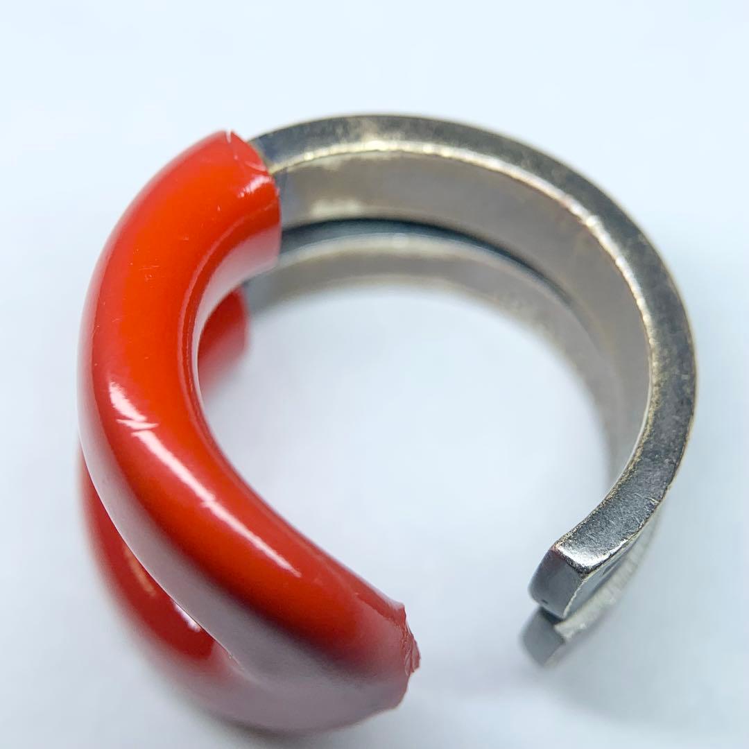 希少 2010AW メゾンマルタンマルジェラ マグネットリング 真鍮 20号相当