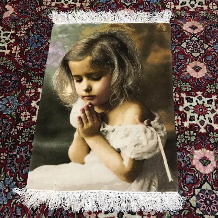 手織りペルシャ絨毯 絵画絨毯(タブロー)