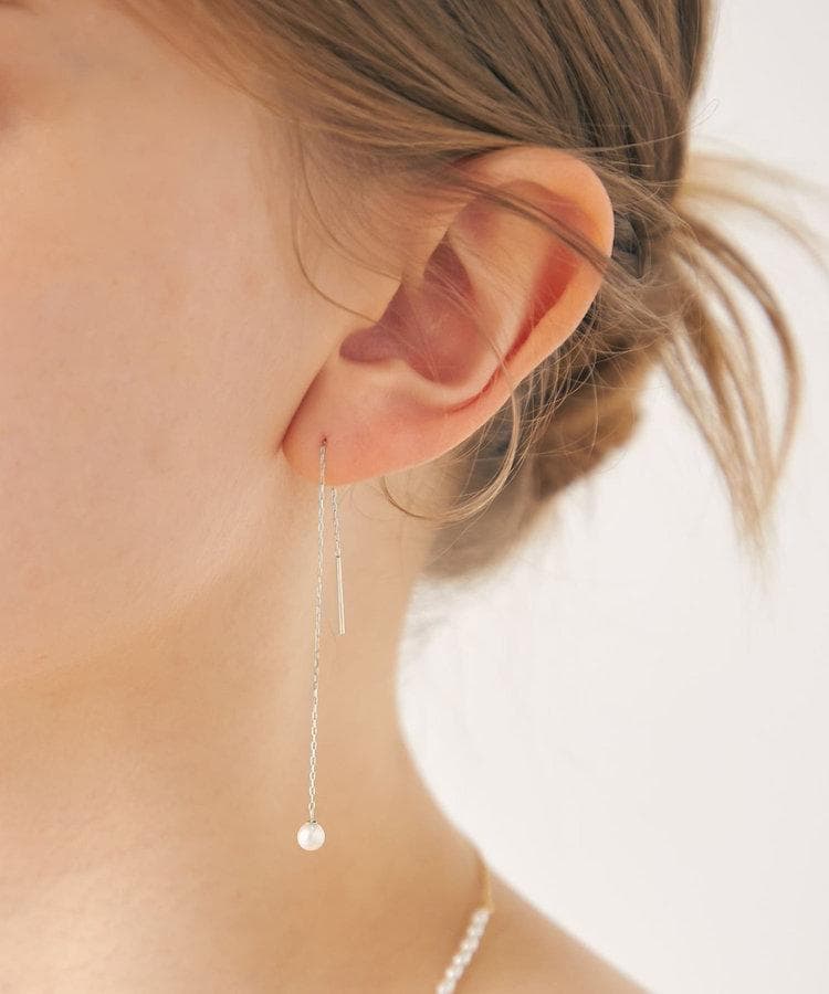 エテ K10WG 淡水パール アメリカン ピアス - メルカリ