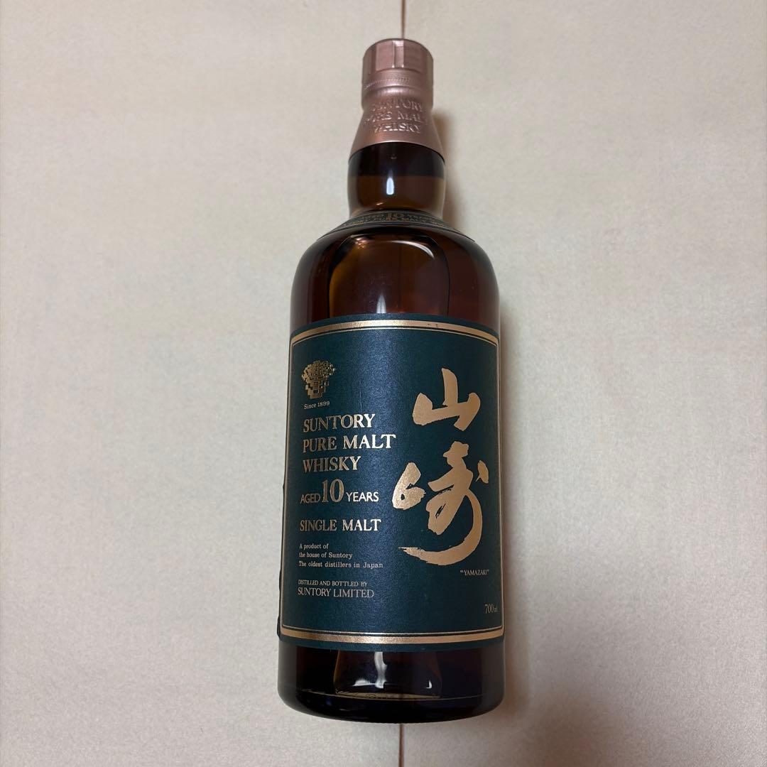 未開封 山崎10年 ピュアモルト 700ml 箱無し サントリーウイスキー
