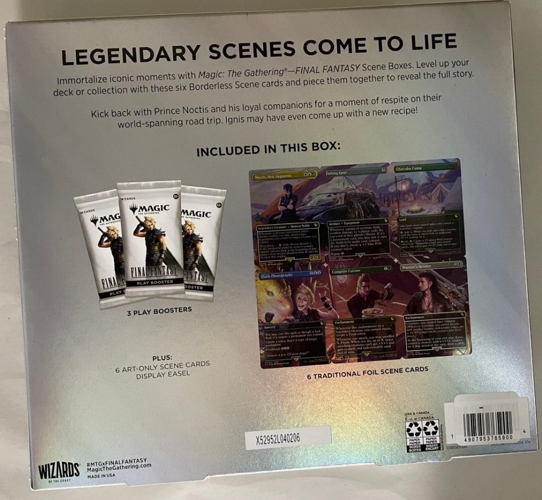 新品未開封 MTG FF シーンボックス FF15 キャンプの仲間たち 英語版