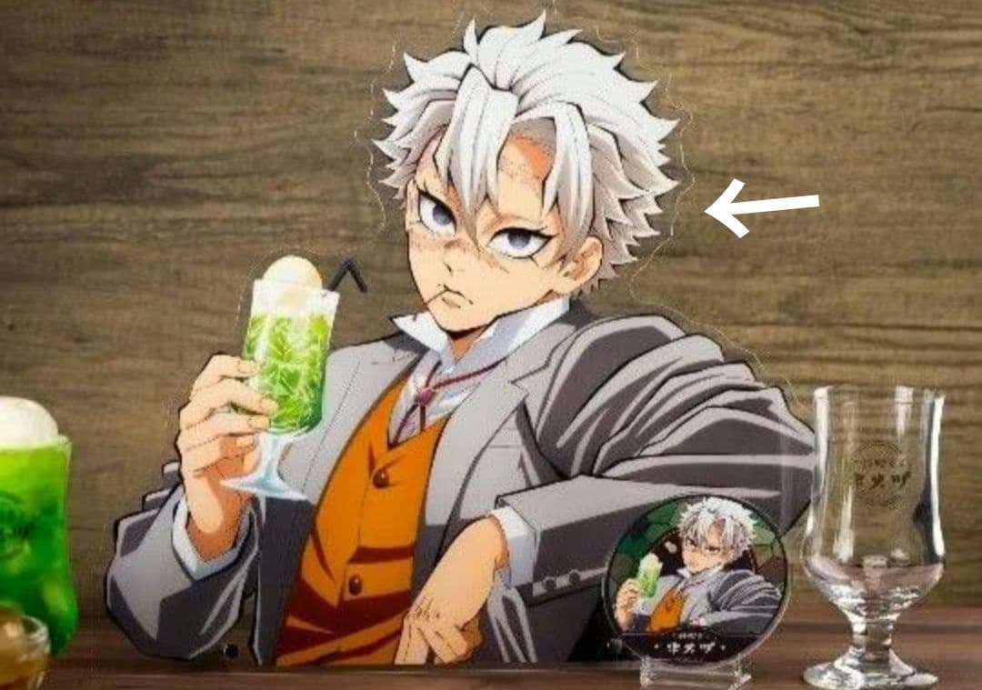 鬼滅の刃 AGF2024 純喫茶 ビッグアクリルパネル 不死川実弥