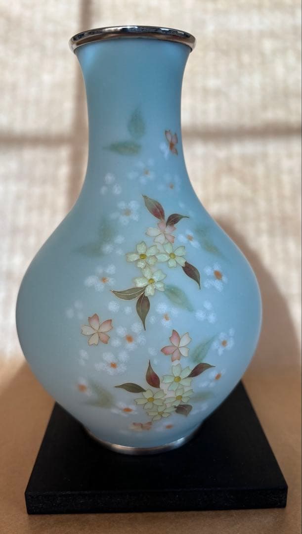 田村七宝 田村幸夫作 七宝 花瓶