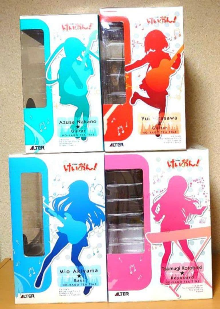 アルター けいおん! 平沢唯 秋山澪 中野梓 琴吹紬 1/8スケール フィギュア