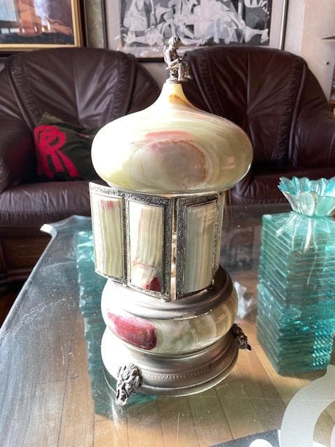 Onyx floor lamp - Etsy 日本 装飾的なオニキスランプスタンド