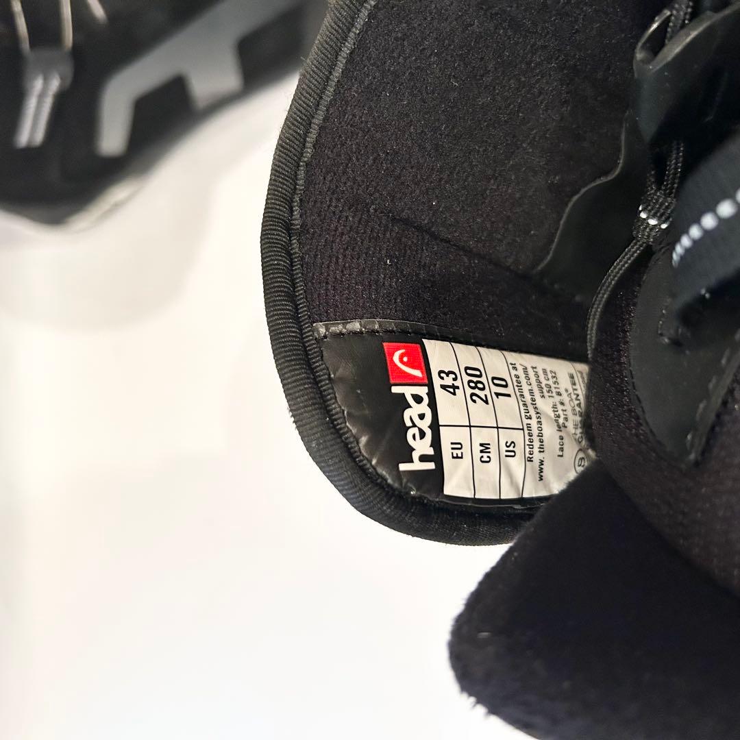極美品　head ヘッド　黒スノーボードブーツ　BOA ダイヤル式　28㎝
