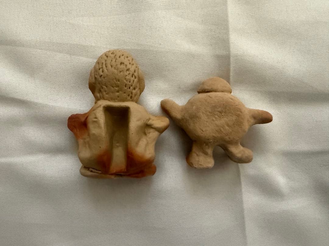 【レア】水曜どうでしょうミニ備前焼き　藤やん・onちゃんセット