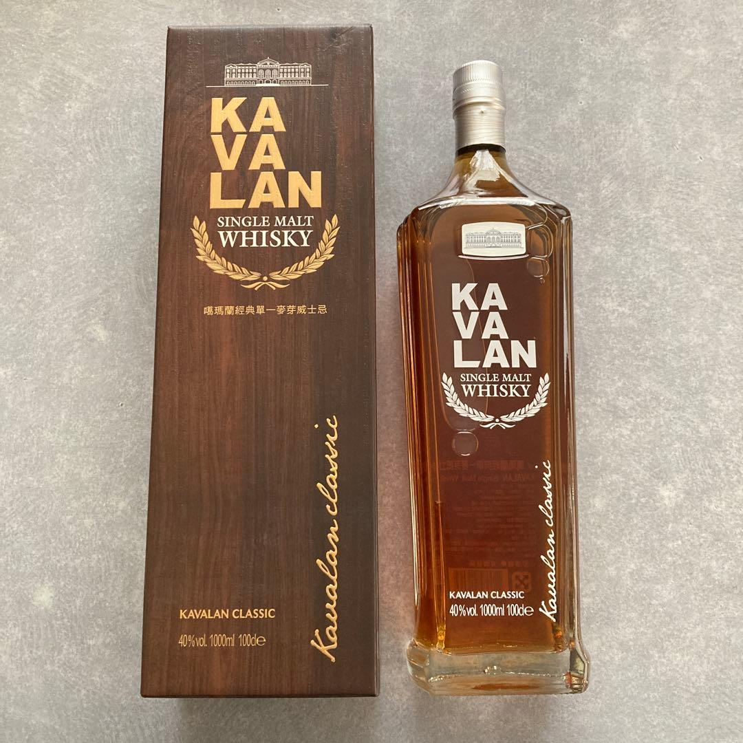 未開封KAVALAN CLASSIC ウイスキー 40% 1000ml｜KAVALAN CLASSIC