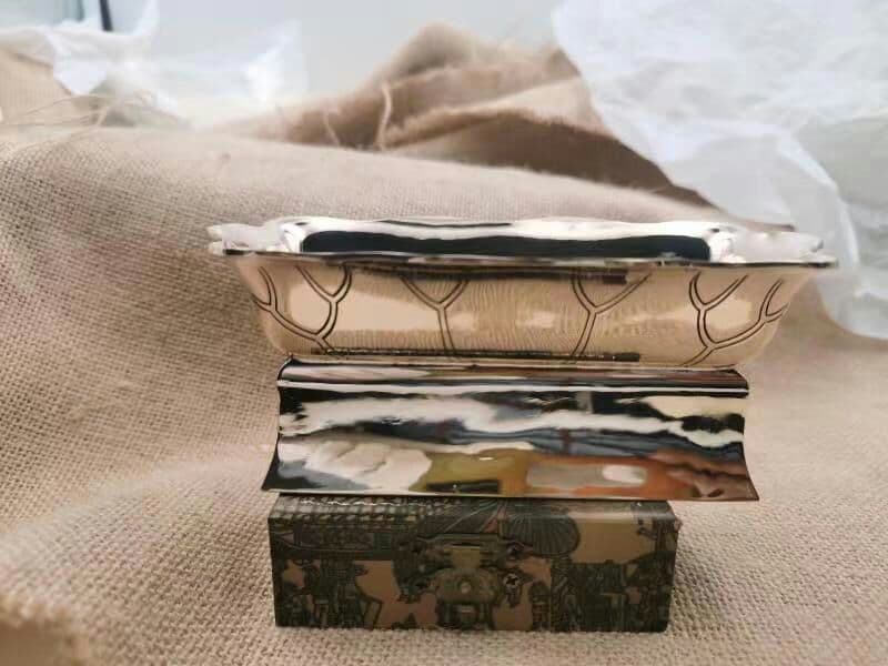 修縁堂】歓喜天大根器 真言宗 チベット密教 仏具 真鍮製vajra6*7cm