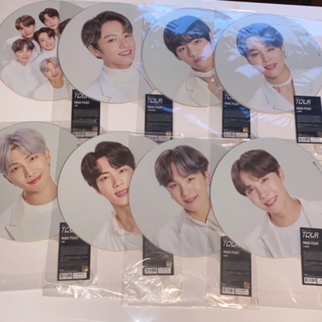 BTS うちわ 公式 LYS SYS final MOS ソウルコン