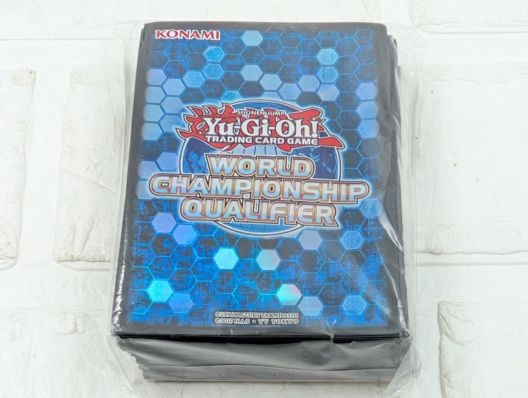 未開封】遊戯王 公式 WCQ 2019 スリーブ 青 100枚