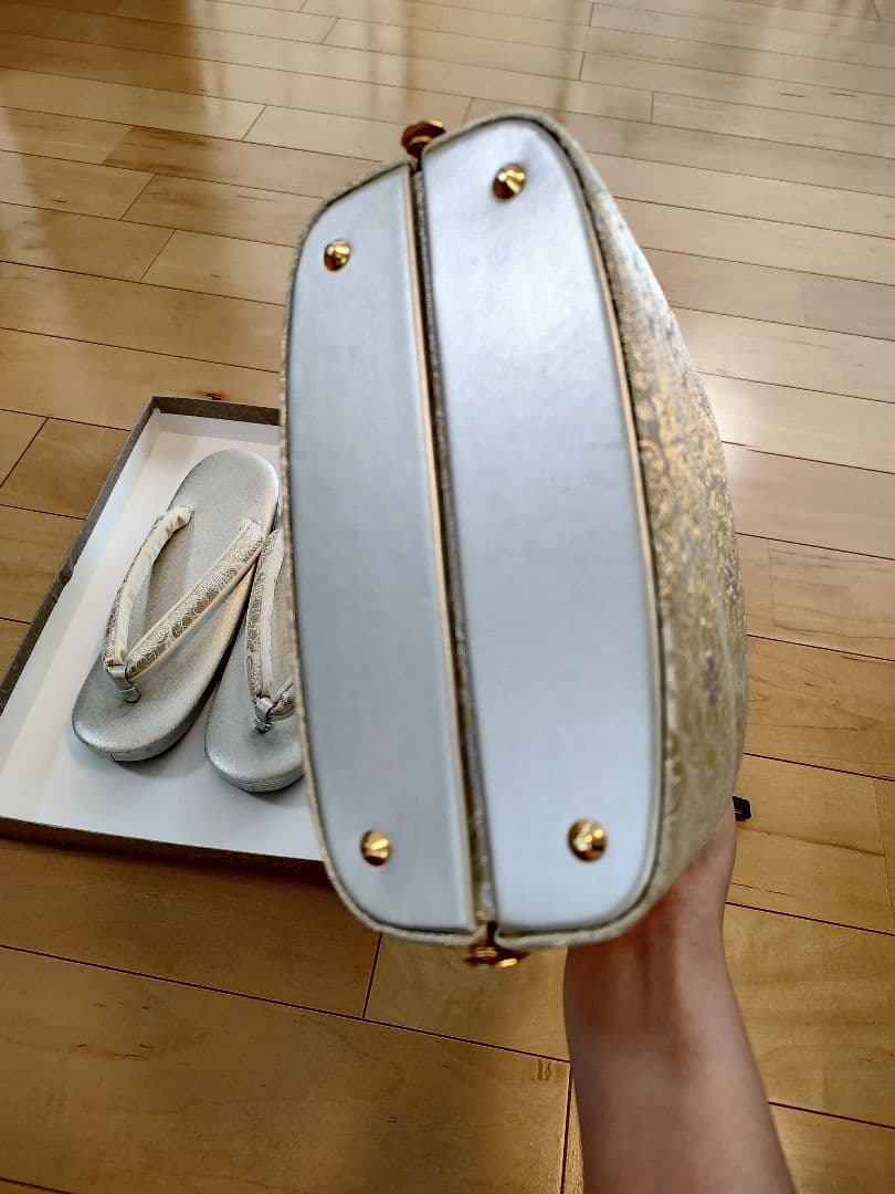 アラレちゃん☆礼装　和装バッグ草履セット　紗織　　和装バッグと草履セット