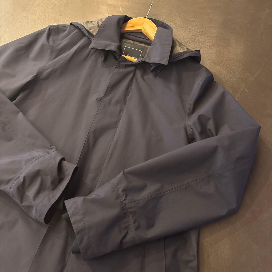 こ*い様 HERNO / ヘルノGORE-TEXフード付きカーコート　ネイビー