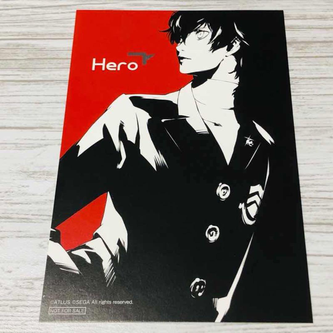 メルカリ便】 ペルソナ5 マニアクス 特典 イラストカード 主人公