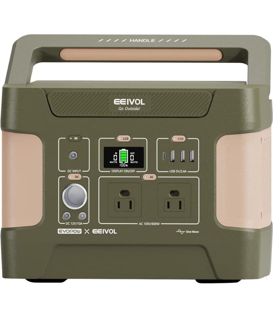 ○新品○EEIVOL E600 ポータブル電源 515Wh EVOPOW