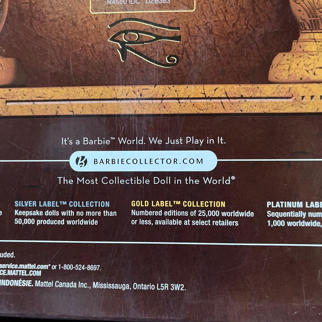 バービーゴールドラベル　アズクレオパトラR4450 コレクタードール5400体