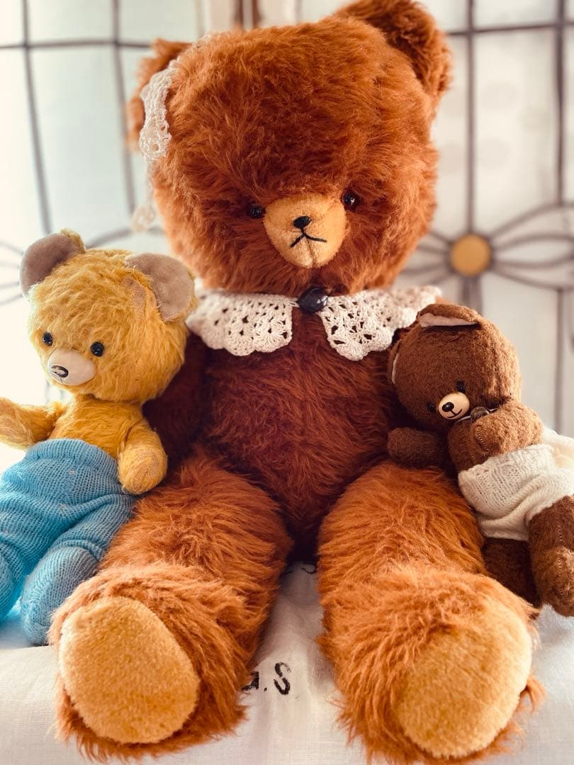 ⑅︎୨୧ ㊙️ヴィンテージ 大きなDDRベア アンティークベア ୨୧⑅︎*