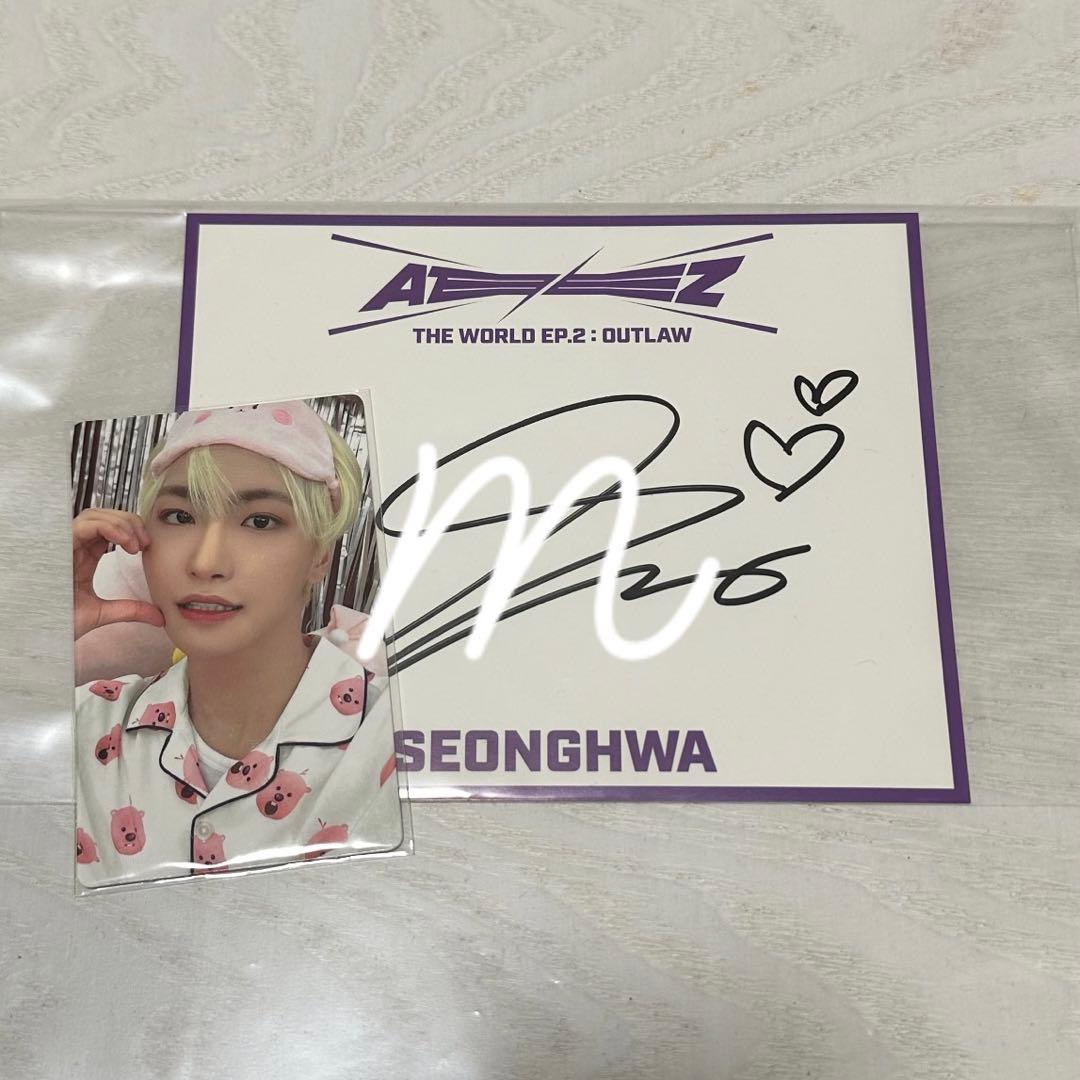 ATEEZ アチズ トレカ サイン ソンファ